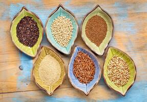 gluten free grains collection photo