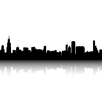 city skyline, city background, travel, architecture, simple skyline png