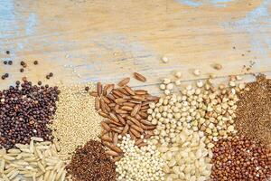 gluten free grains background abstract photo