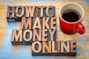 how to make money online photo