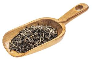 rustic scoop of black tea photo