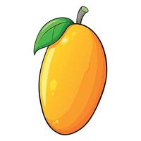 Mango cartoon Illustration flat style artwork concept vector