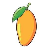 Mango cartoon Illustration flat style artwork concept vector