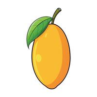 Mango cartoon Illustration flat style artwork concept vector