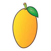 Mango cartoon Illustration flat style artwork concept vector