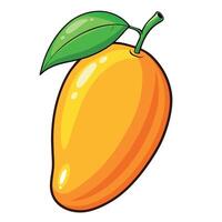 Mango cartoonr Illustration flat style artwork concept vector