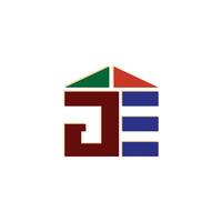 creative real estate colorful logo design vector
