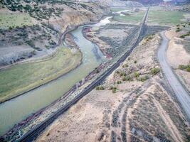 valley of upper Colorado RIver photo