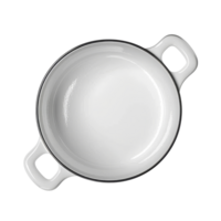 elegante cerámico batería de cocina desde encima eterno elegancia en culinario herramientas png