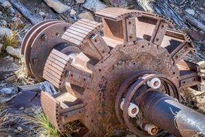 rotor of vintage electric motor photo