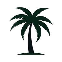 Palm Tree Illustration Palm Tree Logo Design vector