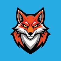 Fox Mascot Logo Design Fox Illustration vector