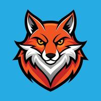 Fox Mascot Logo Design Fox Illustration vector