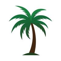 Palm Tree Illustration Palm Tree Logo Design vector