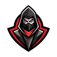 Assassin Mascot Logo Design Ninja Mascot Logo vector