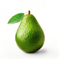 Avocado isolated on a white background photo