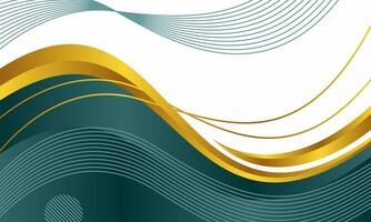 Wave abstract art background template vector