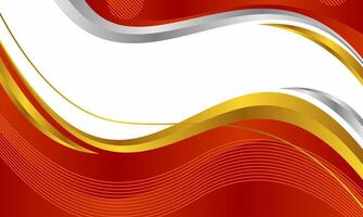 Wave abstract art background template vector