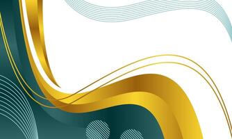 Wave abstract art background template vector