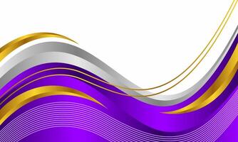 Wave abstract art background template vector