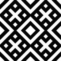 Black and white pattern design vector