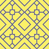 Yellow and blue pattern vector