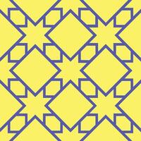 Yellow and blue pattern design vector
