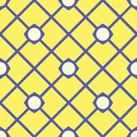 Yellow and blue pattern design vector