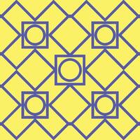 Yellow and blue pattern design vector
