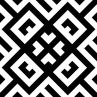 Black and white pattern design vector