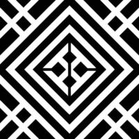 Black and white pattern design vector