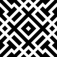 Black and white pattern design vector