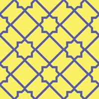 Yellow and blue pattern design vector