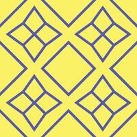 Yellow and blue pattern design vector