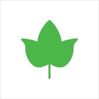 green leaf logo vector