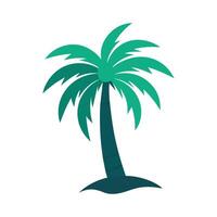 Palm Tree Illustration Palm Tree Logo Design vector