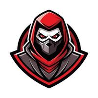 Assassin Mascot Logo Design Ninja Mascot Logo vector