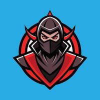 Assassin Mascot Logo Design Ninja Mascot Logo vector