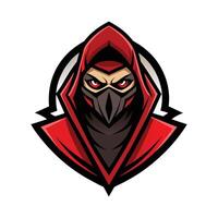 Assassin Mascot Logo Design Ninja Mascot Logo vector