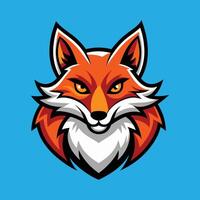 Fox Mascot Logo Design Fox Illustration vector