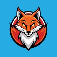 Fox Mascot Logo Design Fox Illustration vector