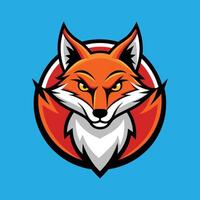 Fox Mascot Logo Design Fox Illustration vector