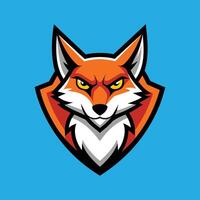 Fox Mascot Logo Design Fox Illustration vector