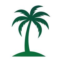 Palm Tree Illustration Palm Tree Logo Design vector