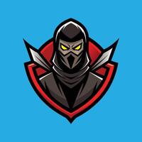 Assassin Mascot Logo Design Ninja Mascot Logo vector