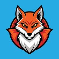 Fox Mascot Logo Design Fox Illustration vector