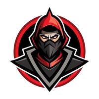 Assassin Mascot Logo Design Ninja Mascot Logo vector