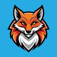 Fox Mascot Logo Design Fox Illustration vector