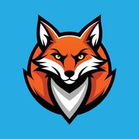 Fox Mascot Logo Design Fox Illustration vector