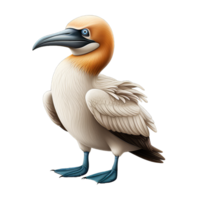 gannet dibujos animados personaje en transparente antecedentes png